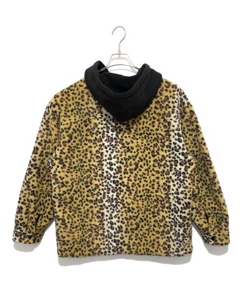 SUPREME（シュプリーム）Supreme (シュプリーム) Fleece Zip Up Hooded（フリースジップアップジャケット） 23FW / レオパード柄 ブラウン サイズ:Mの古着・服飾アイテム