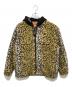 Supreme（シュプリーム）の古着「Fleece Zip Up Hooded（フリースジップアップジャケット） 23FW / レオパード柄」｜ブラウン