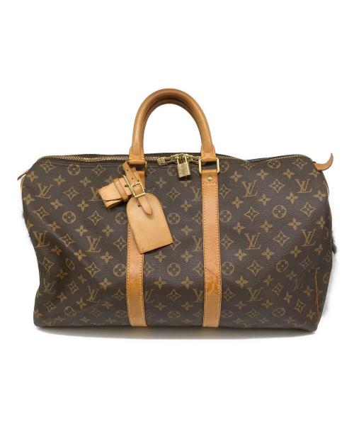 LOUIS VUITTON（ルイ ヴィトン）LOUIS VUITTON (ルイ ヴィトン) ルイヴィトン キーポル45 ボストンバッグ 旅行鞄 モノグラム M41428 ブラウンの古着・服飾アイテム