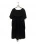LIMI feu (リミフゥ) 半袖ワンピース ブラック サイズ:S：11000円