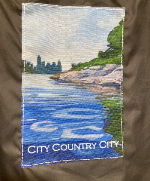 city country city（シティーカントリーシティー）city country city (シティーカントリーシティー) NYLON JACKET ブラック サイズ:Mの古着・服飾アイテム