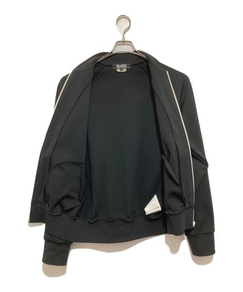 BLACK COMME des GARCONS（ブラックコムデギャルソン）BLACK COMME des GARCONS (ブラック コムデギャルソン) トラックジャケット ブラック サイズ:Lの古着・服飾アイテム