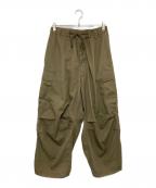 NNBFエヌエヌビーエフ）の古着「WIDE CARGO PANTS」｜カーキ