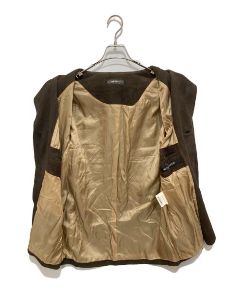 auto portrait（オートポートレイト）auto portrait (オートポートレイト) VELVET DEERテーラードジャケット ブラウン サイズ:48の古着・服飾アイテム