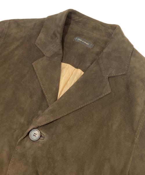 auto portrait（オートポートレイト）auto portrait (オートポートレイト) VELVET DEERテーラードジャケット ブラウン サイズ:48の古着・服飾アイテム