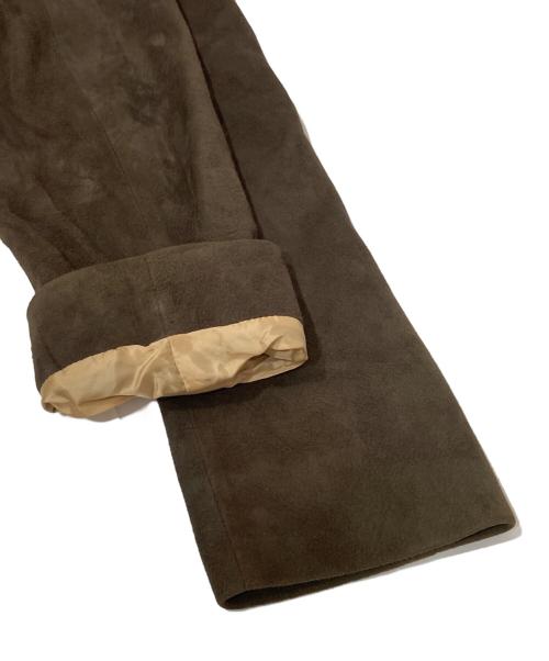 auto portrait（オートポートレイト）auto portrait (オートポートレイト) VELVET DEERテーラードジャケット ブラウン サイズ:48の古着・服飾アイテム