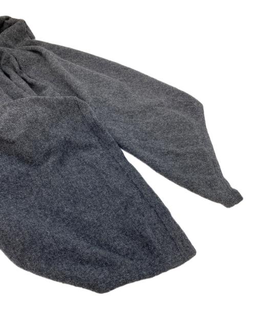 maison de soil（メゾンドソイル）maison de soil (メゾンドソイル) カーディガン/カシミヤプレーンポンチョ グレー サイズ:FREEの古着・服飾アイテム