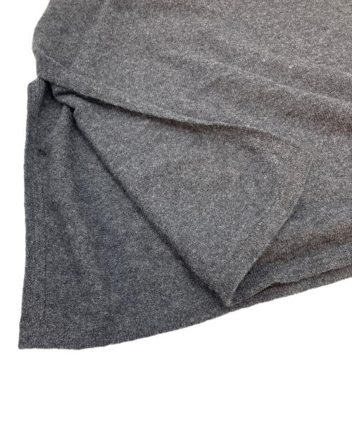 maison de soil（メゾンドソイル）maison de soil (メゾンドソイル) カーディガン/カシミヤプレーンポンチョ グレー サイズ:FREEの古着・服飾アイテム