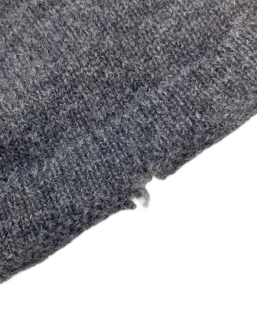 maison de soil（メゾンドソイル）maison de soil (メゾンドソイル) カーディガン/カシミヤプレーンポンチョ グレー サイズ:FREEの古着・服飾アイテム