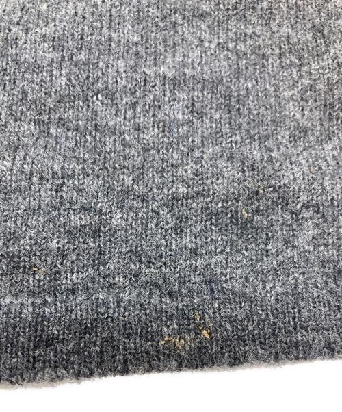 maison de soil（メゾンドソイル）maison de soil (メゾンドソイル) カーディガン/カシミヤプレーンポンチョ グレー サイズ:FREEの古着・服飾アイテム