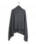 maison de soil (メゾンドソイル) カーディガン/カシミヤプレーンポンチョ グレー サイズ:FREE：6000円