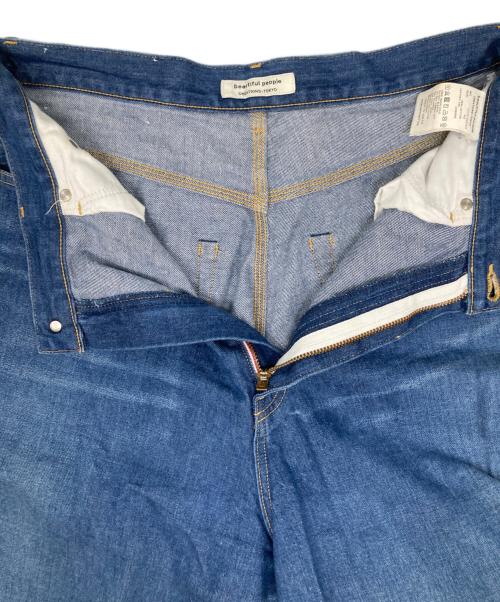 beautiful people（ビューティフルピープル）beautiful people (ビューティフルピープル) ワークデニムパンツ インディゴ サイズ:42の古着・服飾アイテム