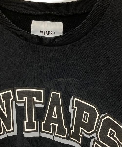 WTAPS（ダブルタップス）WTAPS (ダブルタップス) プリントスウェット ブラック サイズ:02の古着・服飾アイテム