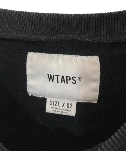 WTAPS（ダブルタップス）WTAPS (ダブルタップス) プリントスウェット ブラック サイズ:02の古着・服飾アイテム