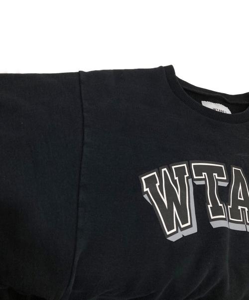 WTAPS（ダブルタップス）WTAPS (ダブルタップス) プリントスウェット ブラック サイズ:02の古着・服飾アイテム