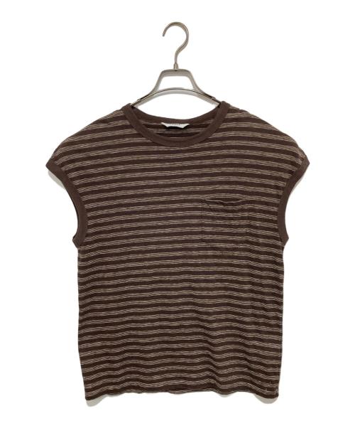 PHEENY（フィーニー）PHEENY (フィーニー) Multi border ensemble ブラウン サイズ:SIZE Freeの古着・服飾アイテム