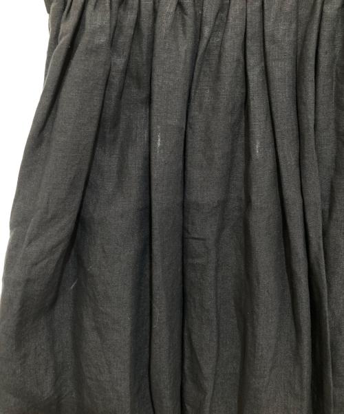 HYKE（ハイク）HYKE (ハイク) LINEN MAXI DRESS ブラック サイズ:1の古着・服飾アイテム