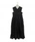 HYKE (ハイク) LINEN MAXI DRESS ブラック サイズ:1：27000円