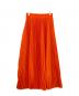 HYKE (ハイク) TAFFETA PLEATED SKIRT/タフタプリーツスカート オレンジ サイズ:1：12000円