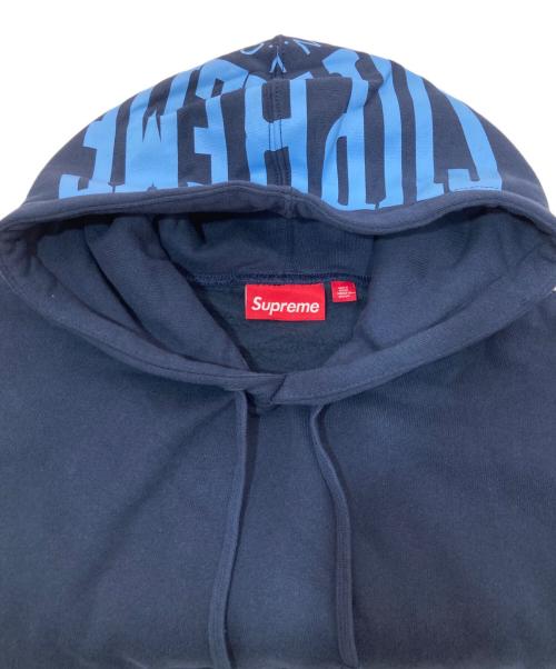 SUPREME（シュプリーム）SUPREME (シュプリーム) Warm Up Hooded Sweatshirt ネイビー サイズ:Mの古着・服飾アイテム