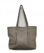 PRADAプラダ）の古着「SAFFIANO SOFTトートバッグ」｜ベージュ