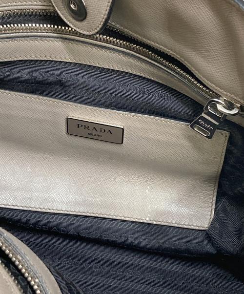 PRADA（プラダ）PRADA (プラダ) SAFFIANO SOFTトートバッグ ベージュの古着・服飾アイテム