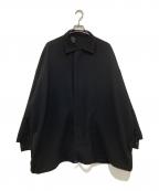 N.HOOLYWOODエヌ ハリウッド）の古着「ジップハーフコート」｜ブラック