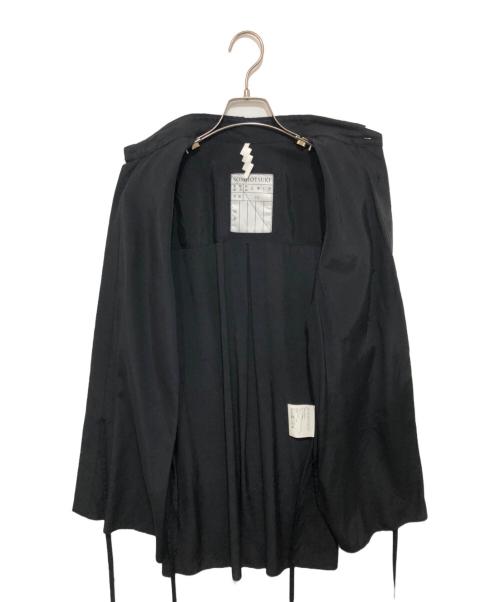 SOSHIOTSUKI（ソウシ オオツキ）SOSHIOTSUKI (ソウシ オオツキ) THE KIMONO BREASTED SHIRT ブラック サイズ:44の古着・服飾アイテム