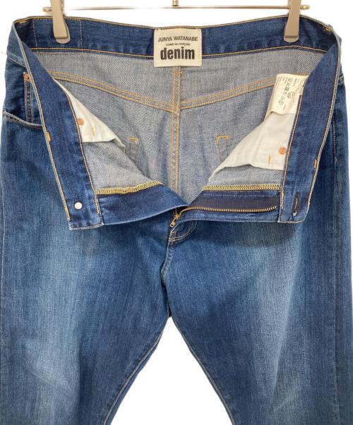 JUNYA WATANABE COMME des GARCONS（(ジュンヤワタナベ コムデギャルソン）JUNYA WATANABE COMME des GARCONS ((ジュンヤワタナベ コムデギャルソン)) ワイドデニムパンツ インディゴ サイズ:Lの古着・服飾アイテム