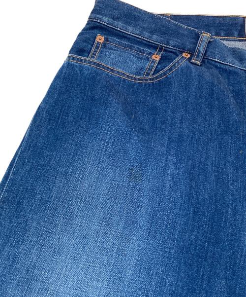 JUNYA WATANABE COMME des GARCONS（(ジュンヤワタナベ コムデギャルソン）JUNYA WATANABE COMME des GARCONS ((ジュンヤワタナベ コムデギャルソン)) ワイドデニムパンツ インディゴ サイズ:Lの古着・服飾アイテム