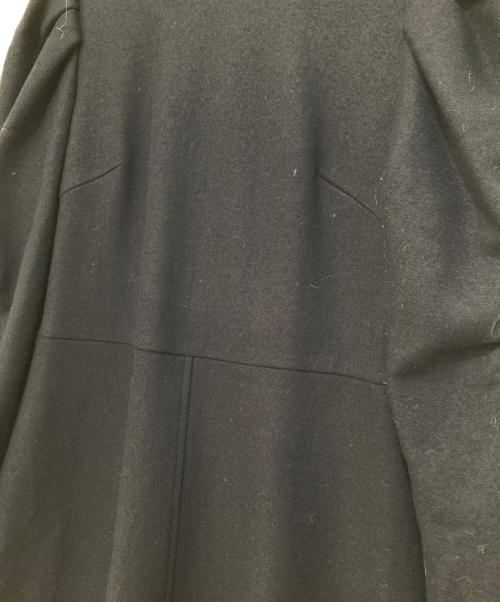 BORDERS at BALCONY（ボーダーズアットバルコニー）BORDERS at BALCONY (ボーダーズアットバルコニー) GRACE SHOULDER WOOL DRESS（グレースショルダーウールドレス）BD2221-3E-37 ネイビー サイズ:36の古着・服飾アイテム