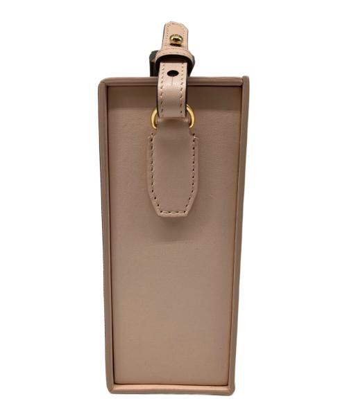 FENDI（フェンディ）FENDI (フェンディ) ボックスショルダーバッグ ミニショルダーバッグ 8BT339 ピンクの古着・服飾アイテム