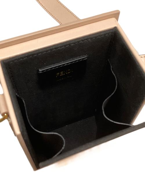 FENDI（フェンディ）FENDI (フェンディ) ボックスショルダーバッグ ミニショルダーバッグ 8BT339 ピンクの古着・服飾アイテム