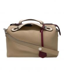 FENDI（フェンディ）の古着「2WAYショルダーバッグ スタッズ バイザウェイ 8BL124」｜ベージュ
