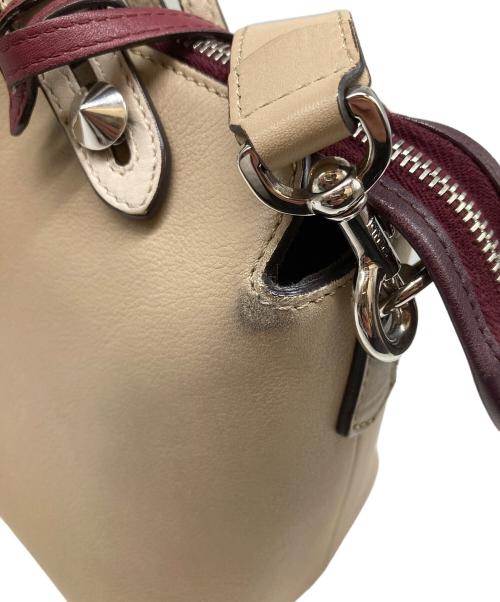 FENDI（フェンディ）FENDI (フェンディ) 2WAYショルダーバッグ スタッズ バイザウェイ 8BL124 ベージュの古着・服飾アイテム