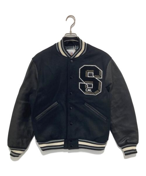 STANDARD CALIFORNIA（スタンダードカリフォルニア）STANDARD CALIFORNIA (スタンダードカリフォルニア) SD VARSITY JACKET　SDバーシティジャケット　OUNLB780 ブラック サイズ:Sの古着・服飾アイテム
