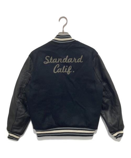 STANDARD CALIFORNIA（スタンダードカリフォルニア）STANDARD CALIFORNIA (スタンダードカリフォルニア) SD VARSITY JACKET　SDバーシティジャケット　OUNLB780 ブラック サイズ:Sの古着・服飾アイテム