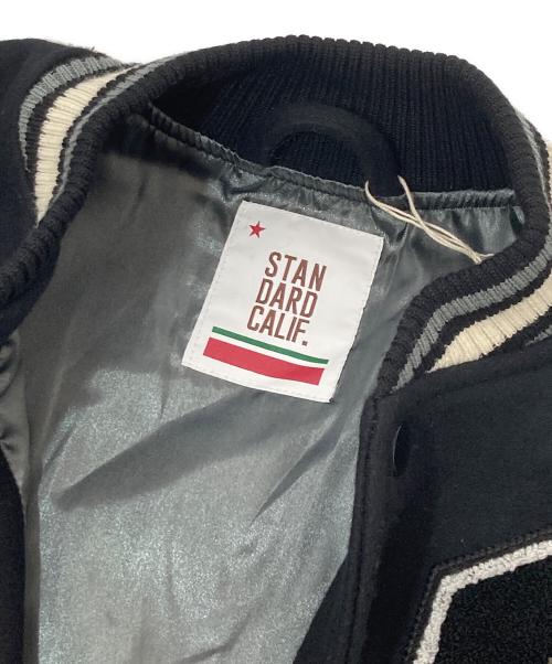 STANDARD CALIFORNIA（スタンダードカリフォルニア）STANDARD CALIFORNIA (スタンダードカリフォルニア) SD VARSITY JACKET　SDバーシティジャケット　OUNLB780 ブラック サイズ:Sの古着・服飾アイテム