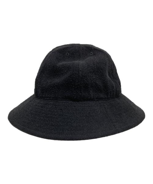 COMOLI（コモリ）COMOLI (コモリ) シルクネップハット ブラックの古着・服飾アイテム