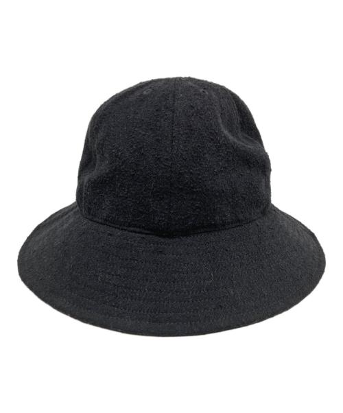 COMOLI（コモリ）COMOLI (コモリ) シルクネップハット ブラックの古着・服飾アイテム