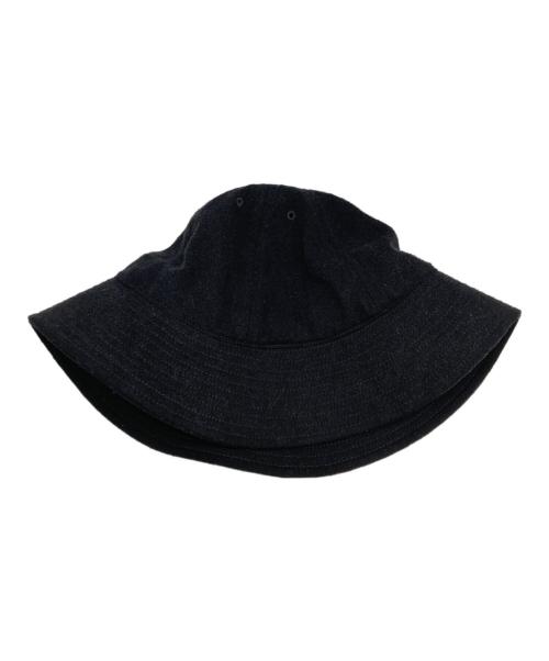 COMOLI（コモリ）COMOLI (コモリ) シルクネップハット ブラックの古着・服飾アイテム