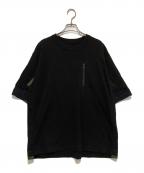 sacaiサカイ）の古着「切替Tシャツ」｜ブラック