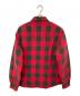 stussy (ステューシー) SHERPA LINED BUFFALO PLAID SHIRT　シェルパ ラインド バッファロー プレイド シャツ レッド サイズ:S：15000円