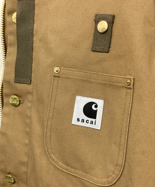 sacai（サカイ）sacai (サカイ) CarHartt (カーハート) Canvas MA-1 Jacket Michigan ブラウン サイズ:1の古着・服飾アイテム