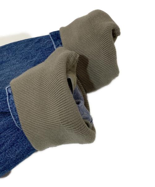 sacai（サカイ）sacai (サカイ) CarHartt (カーハート) ナイロンドッキングデニムジャケット インディゴ サイズ:3の古着・服飾アイテム