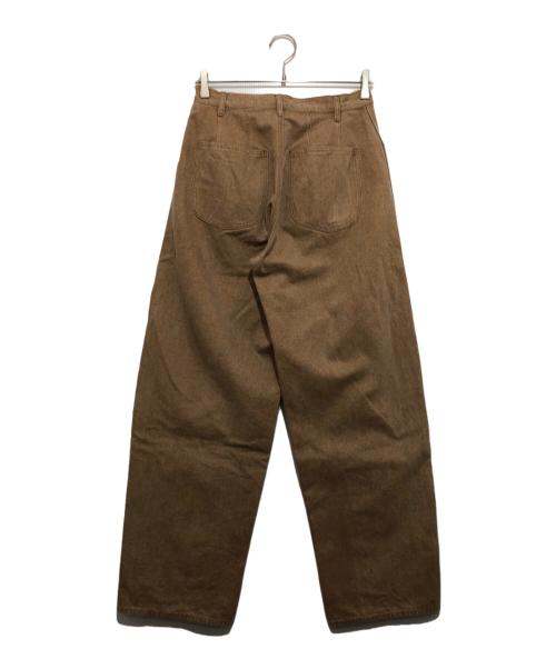 AURALEE（オーラリー）AURALEE (オーラリー) WASHED ORGANIC CANVAS PANTS ブラウン サイズ:1の古着・服飾アイテム