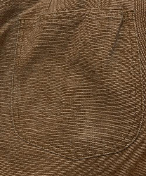 AURALEE（オーラリー）AURALEE (オーラリー) WASHED ORGANIC CANVAS PANTS ブラウン サイズ:1の古着・服飾アイテム