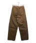 AURALEE (オーラリー) WASHED ORGANIC CANVAS PANTS ブラウン サイズ:1：27000円