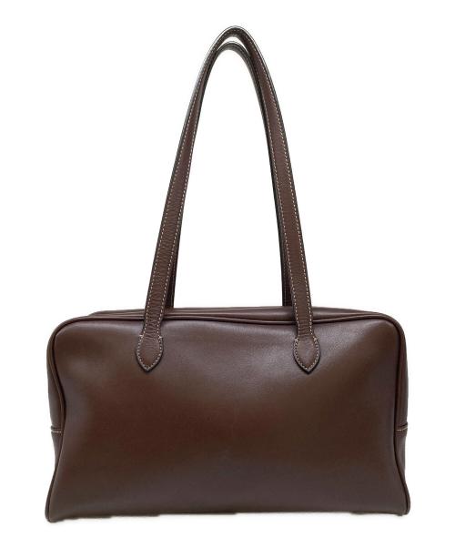 TOUT Y EST（トゥティエ）TOUT Y EST (トゥティエ) ロケミニバッグ ブラウンの古着・服飾アイテム