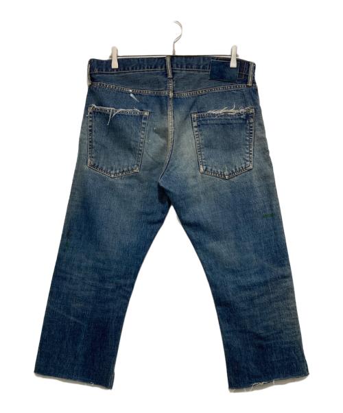 VISVIM（ビズビム）VISVIM (ビズビム) ダメージ加工デニムパンツ インディゴ サイズ:SIZE34の古着・服飾アイテム